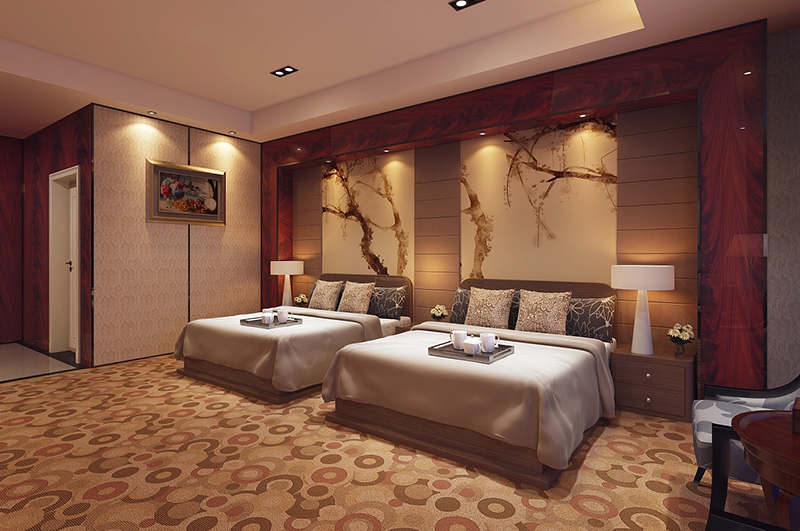 經濟型商務賓館客房裝修效果圖