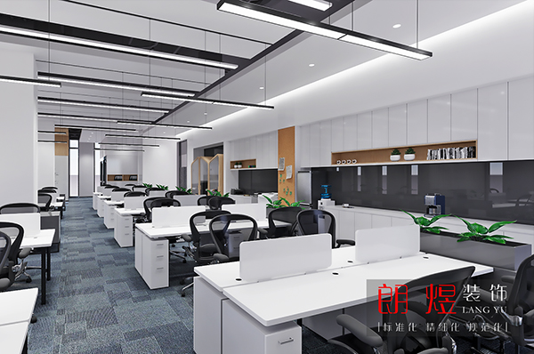 外商合資企業公司辦公室裝修效果圖