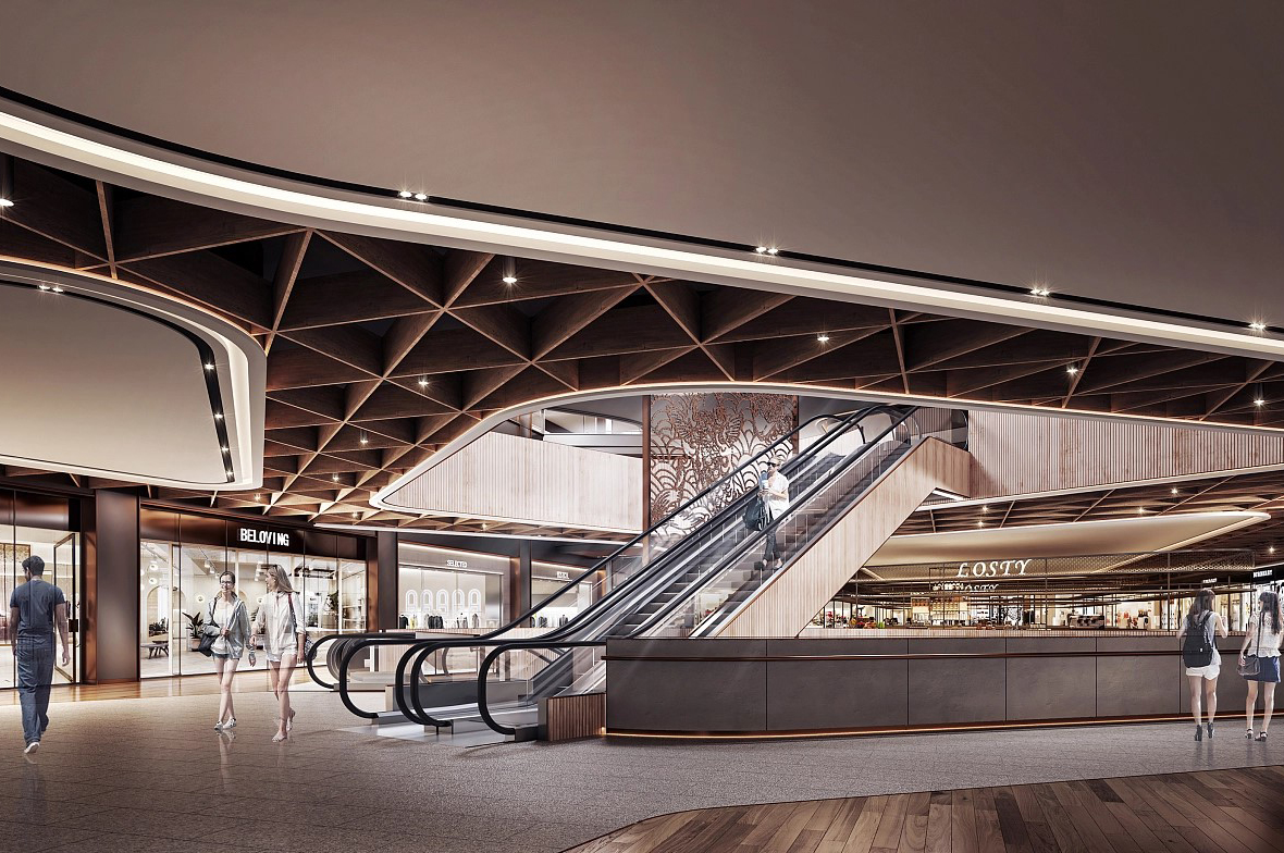 百貨商場室內裝修效果圖